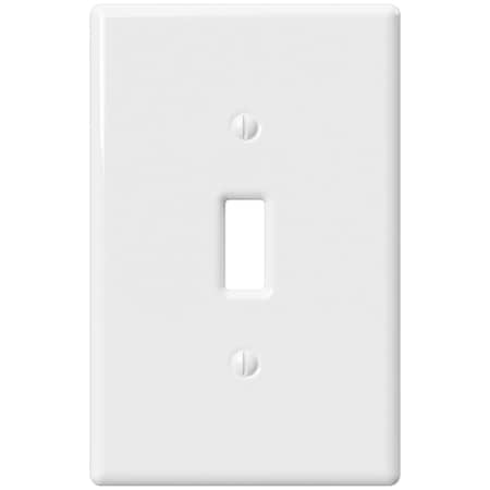Amerelle Amerelle Metro White 1 gang Stamped Steel Toggle Wall Plate 1 pk 3000TW